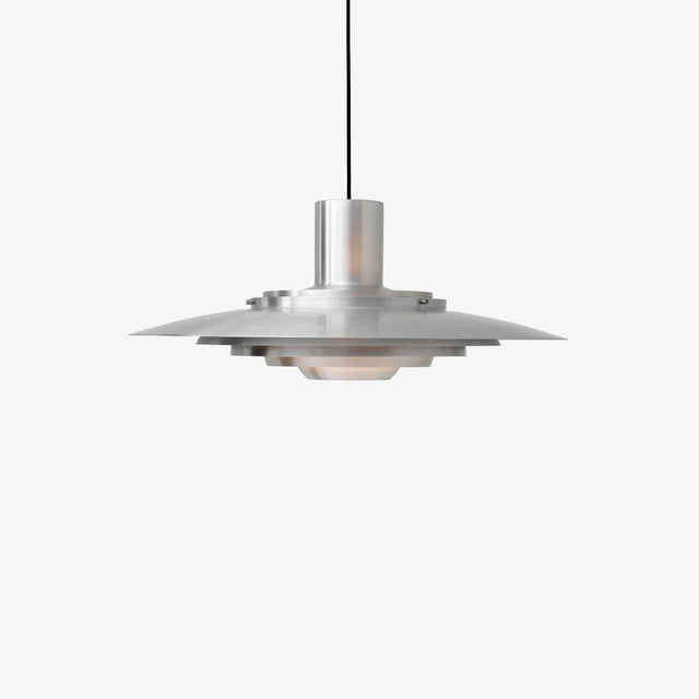 &Tradition P376 Pendelleuchte KF2 in Aluminium von Kastholm und Fabricius – dänische Design Hängelampe