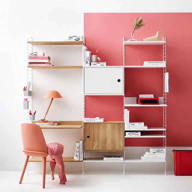 Arbeitsplatz B Komplettset - Regalsystem - Stringfurniture - DesignWe.Love