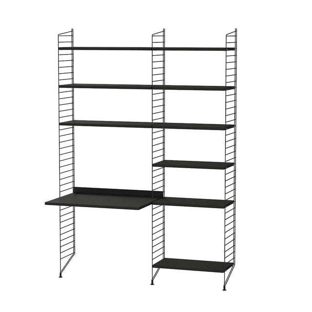 Arbeitsplatz B Komplettset - Regalsystem - Stringfurniture - DesignWe.Love