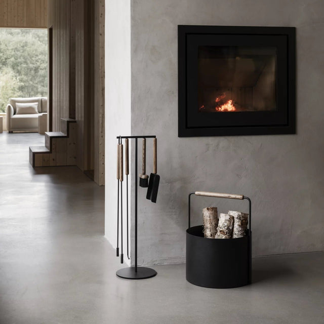 ASHI Kaminbesteck Brown Oak - Blomus - DesignWe.Love