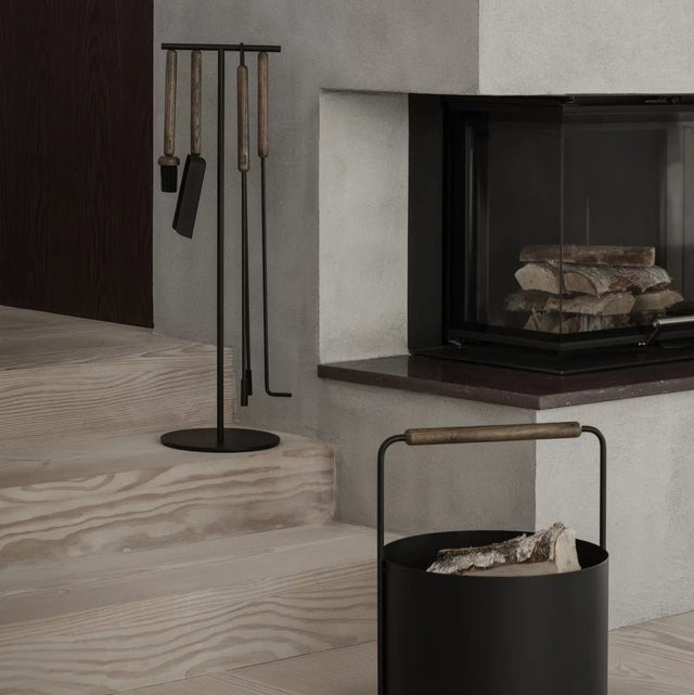 ASHI Kaminbesteck Brown Oak - Blomus - DesignWe.Love