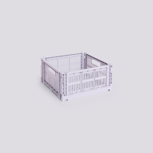 Aufbewahrungsbox Colour Crate Medium Square, Lavender - HAY - DesignWe.Love