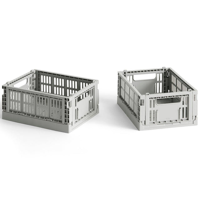Aufbewahrungsbox Colour Crate Mini, 2er Set - HAY - DesignWe.Love