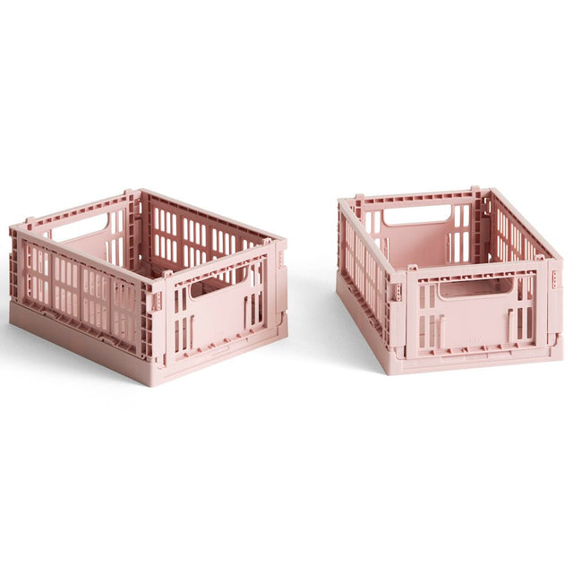 Aufbewahrungsbox Colour Crate Mini, 2er Set - HAY - DesignWe.Love