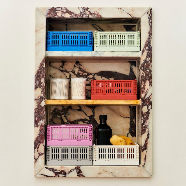 Aufbewahrungsbox Colour Crate Mini, 2er Set - HAY - DesignWe.Love