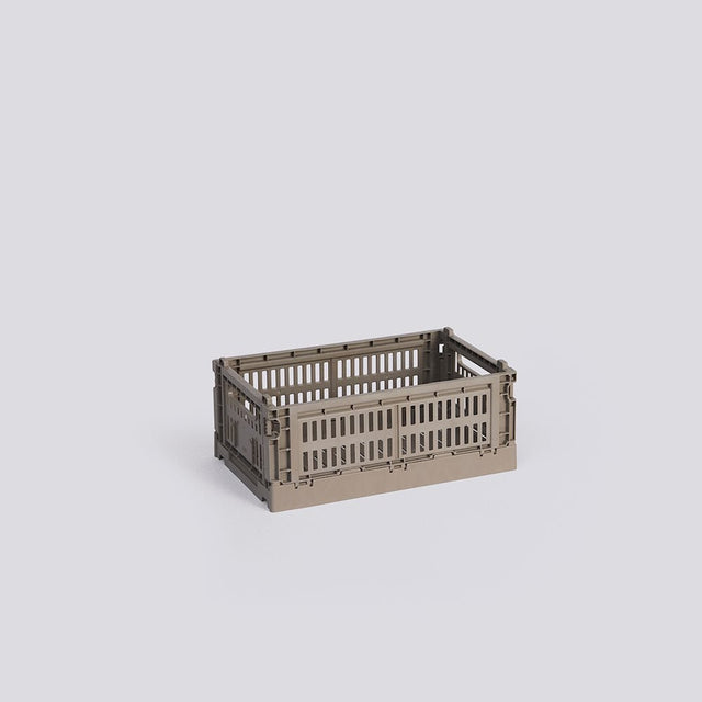 Aufbewahrungsbox Colour Crate Small, Warm Grey - HAY - DesignWe.Love