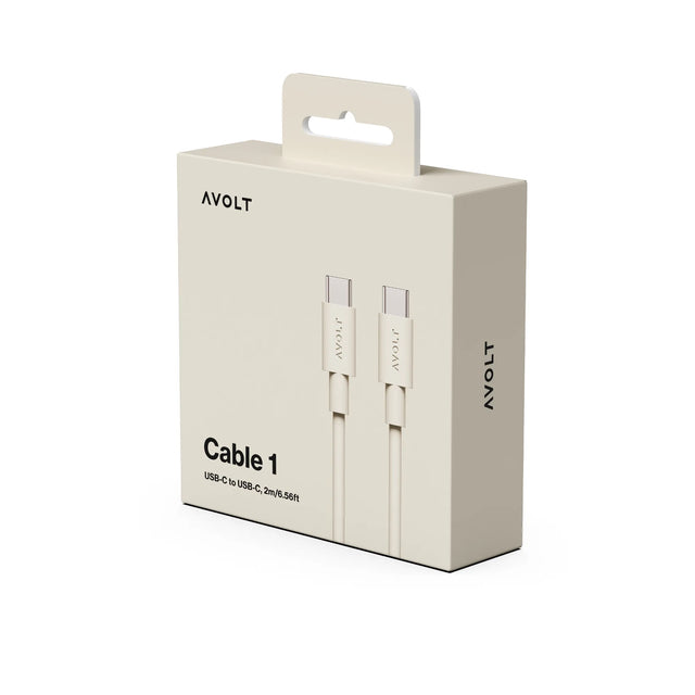 Avolt Cable 1 USB-C Kabel 2 m in Nomad Sand