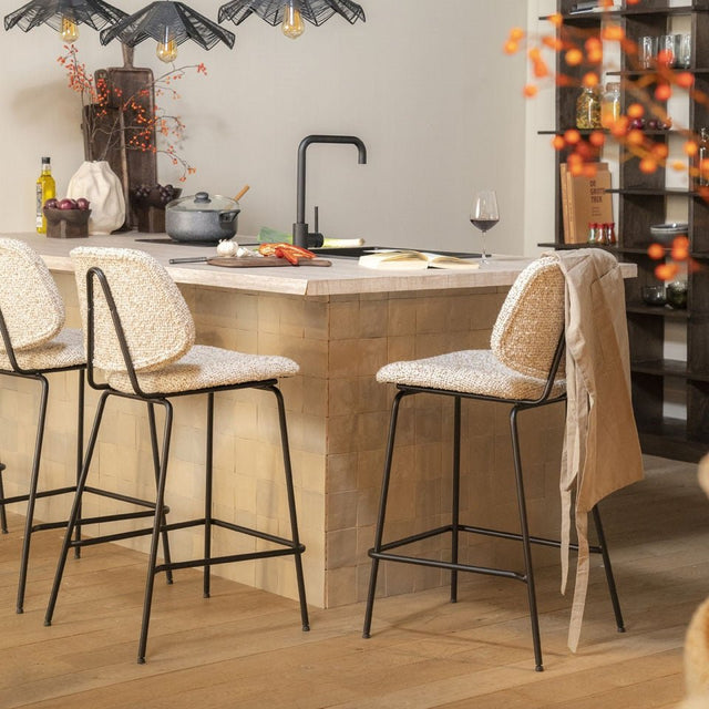 Barhocker Jon Taupe Maywood - By Boo - DesignWe.Love