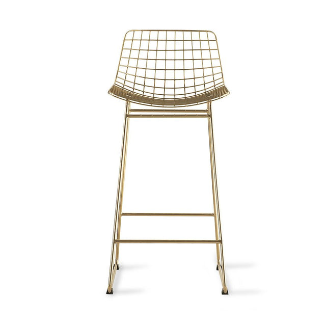 Barhocker Metall Wire Messing - HK Living - DesignWe.Love