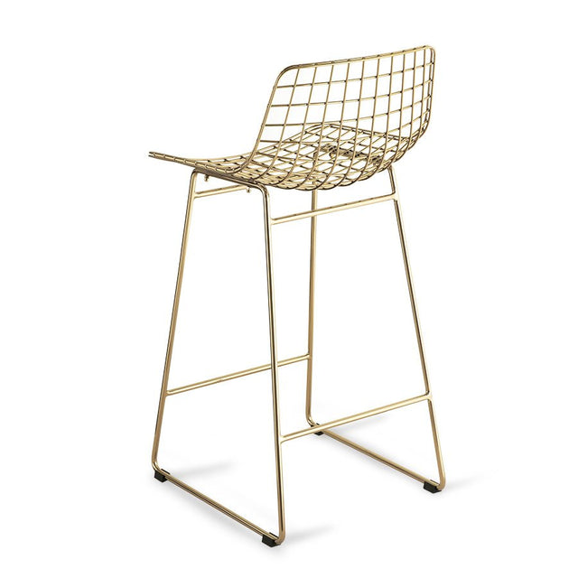 Barhocker Metall Wire Messing - HK Living - DesignWe.Love