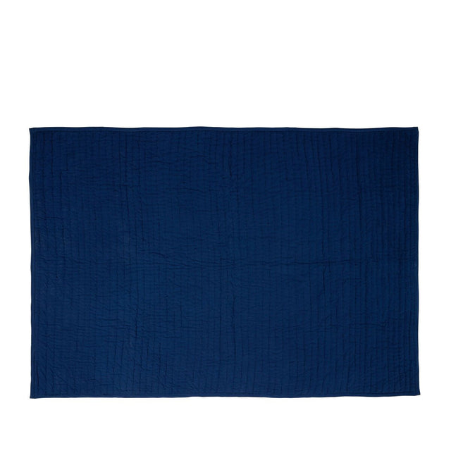 Baumwolldecke Pavilion Plaid Block – Blue Multicolour 140×200 - Hübsch Interior - DesignWe.Love