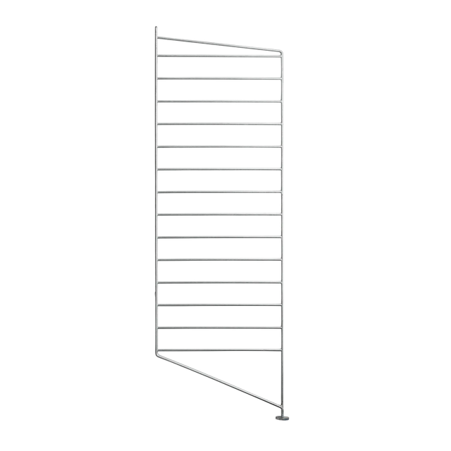 String Outdoor Bodenleiter 85 × 30 cm – 2er Set verzinkt – wetterfestes Regal für Balkon und Garten
