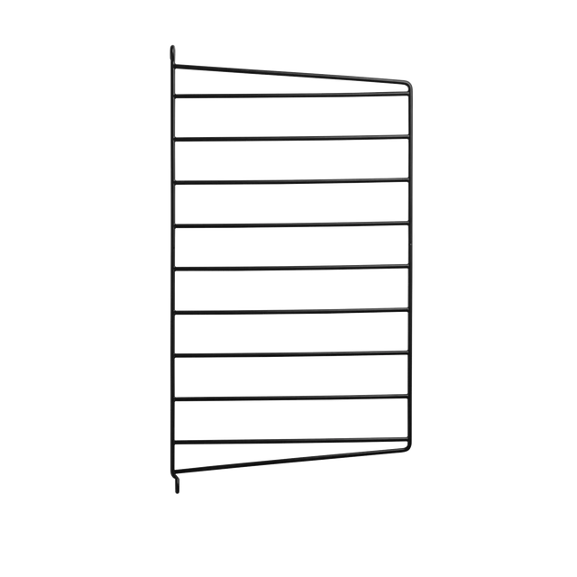 String Wandleiter 50×30cm Schwarz einzeln – Regalleiter String Furniture