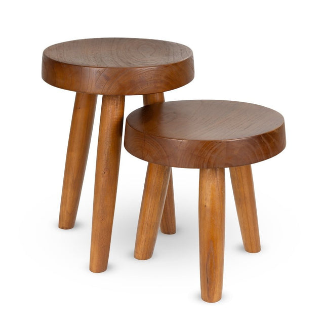 Beistelltisch Charles L dunkelbraun - Detjer - DesignWe.Love