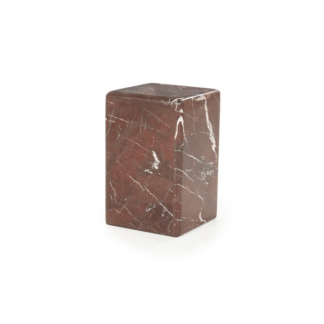Beistelltisch Dice Roter Marmor - By - Boo - DesignWe.Love