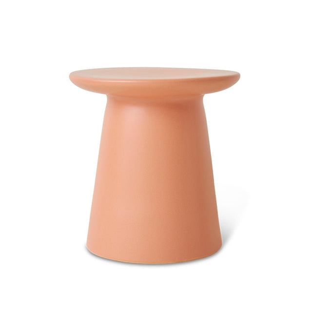 Beistelltisch Earthenware M Keramik Peach (40x40x43 cm) - HKliving - DesignWe.Love