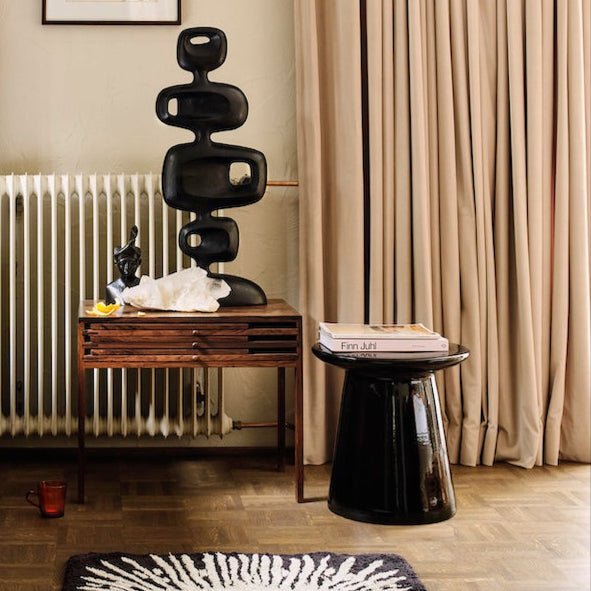 Beistelltisch Earthenware M Keramik Schwarz (40x40x43 cm) - HKliving - DesignWe.Love