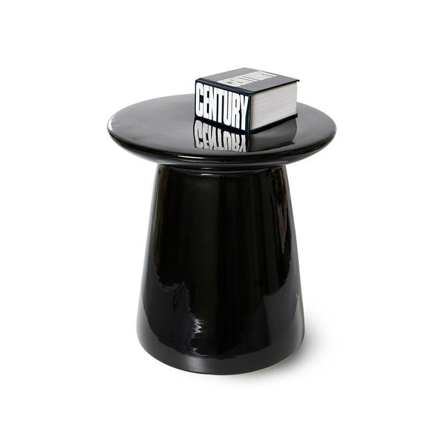 Beistelltisch Earthenware M Keramik Schwarz (40x40x43 cm) - HKliving - DesignWe.Love