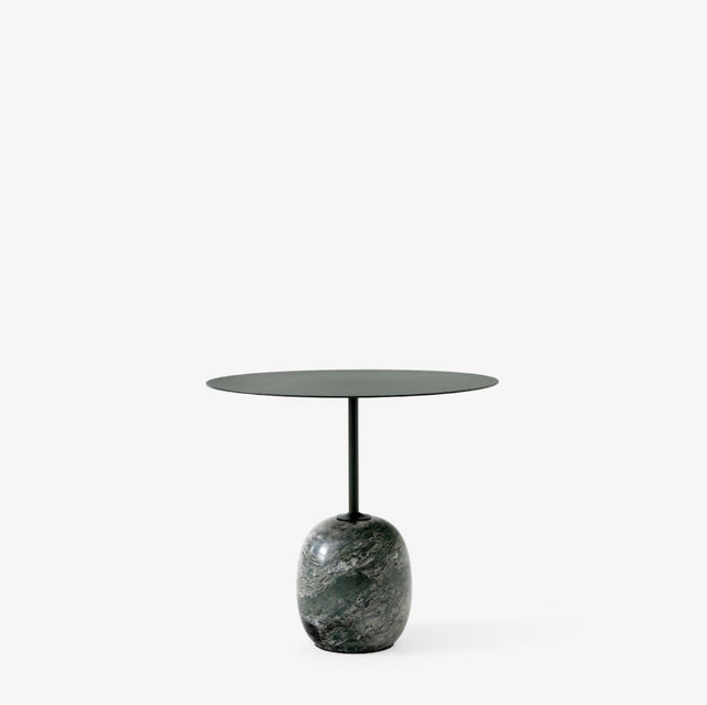 Beistelltisch Lato LN9 oval Deep Green/Verde Alpi - &Tradition - DesignWe.Love