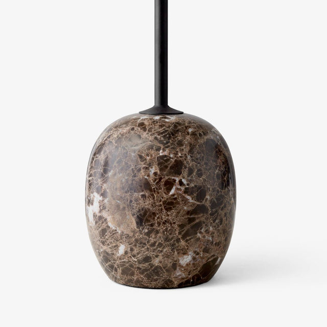 Beistelltisch Lato LN9 oval Warm Black/Emperador - &Tradition - DesignWe.Love