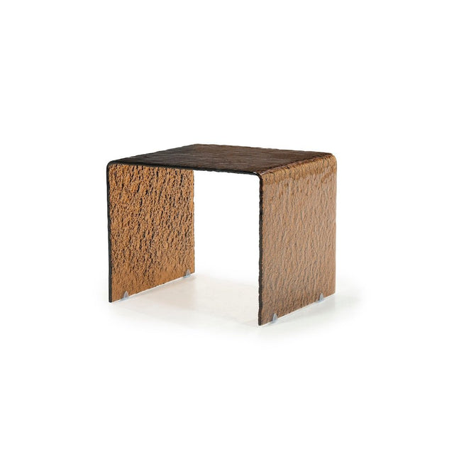Beistelltisch Ripple Small Braun Glas - By - Boo - DesignWe.Love