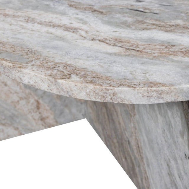 Beistelltisch XHail Marmor Natur Oval - BePureHome - DesignWe.Love