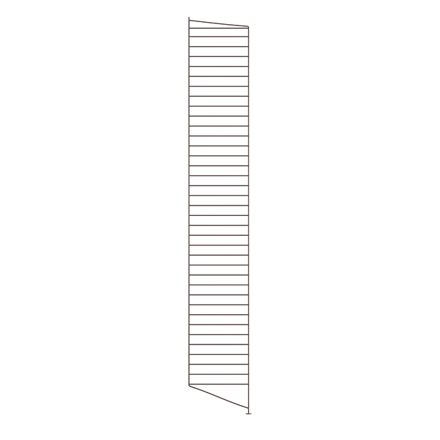 Bodenleiter einzeln Dunkelbraun 200x30cm - String Furniture Regalsystem