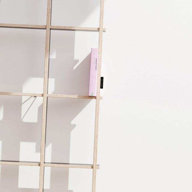 Bücherregal Schlagseite, 184cm, Purewhite - Breuer & Bono - DesignWe.Love