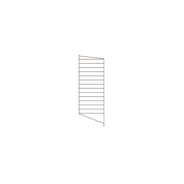 String Bodenleiter 85×30cm Braun einzeln – Regalleiter String Furniture