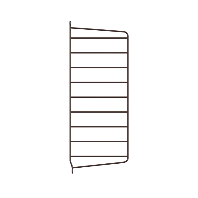 String Wandleiter 50×20cm Dunkelbraun 2er Set – Regalleiter String Furniture