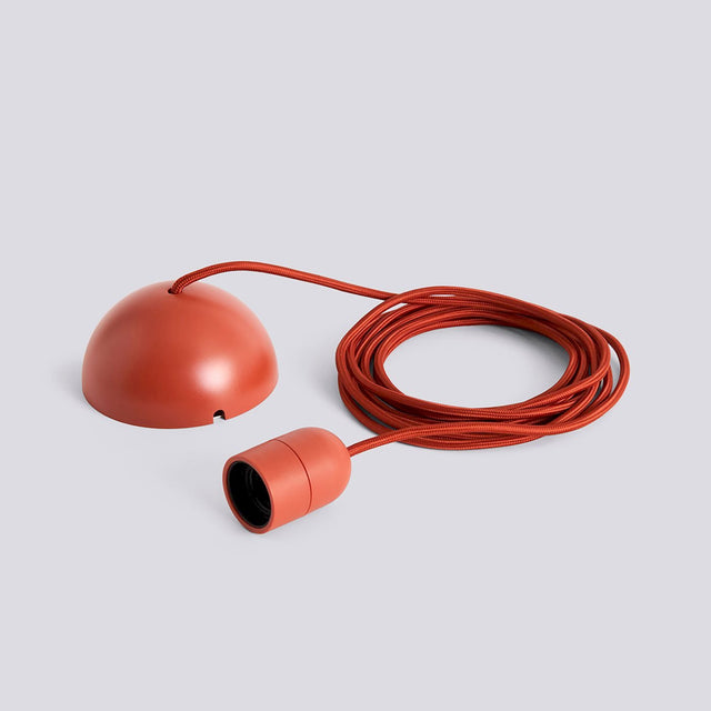 Common Pendant Cord Set Lampenkabel rostrot - HAY - DesignWe.Love