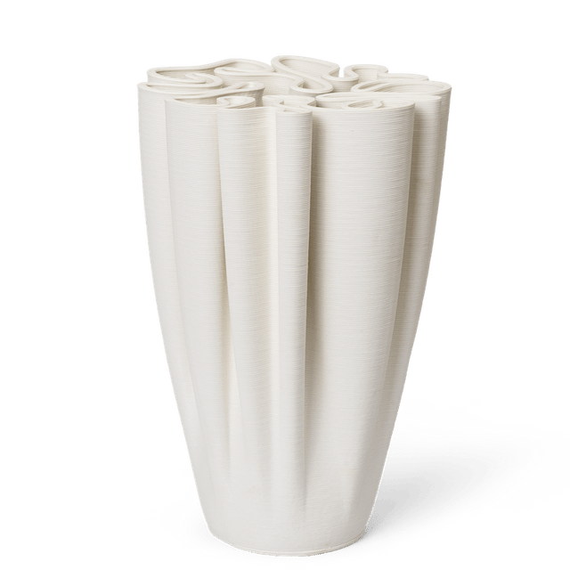 Dedali Vase off - white 25,5cm - ferm LIVING - DesignWe.Love