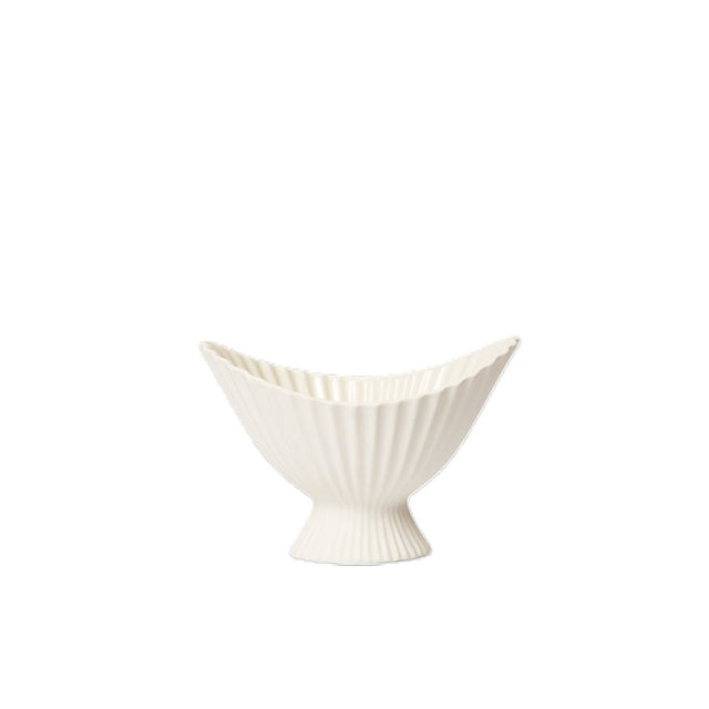 Dekoschale Fountain Bowl H19 off - white - ferm LIVING - DesignWe.Love