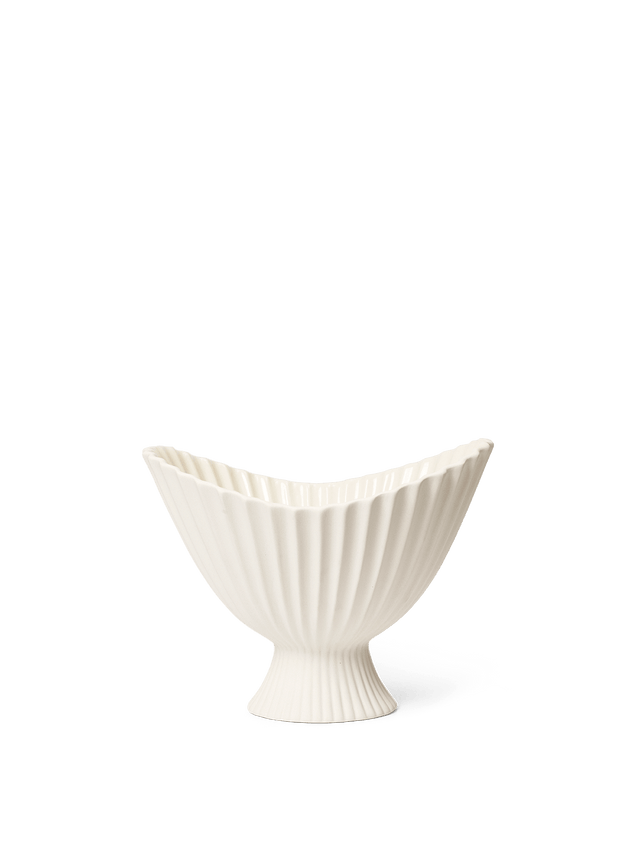 Dekoschale Fountain H28 off - white - ferm LIVING - DesignWe.Love