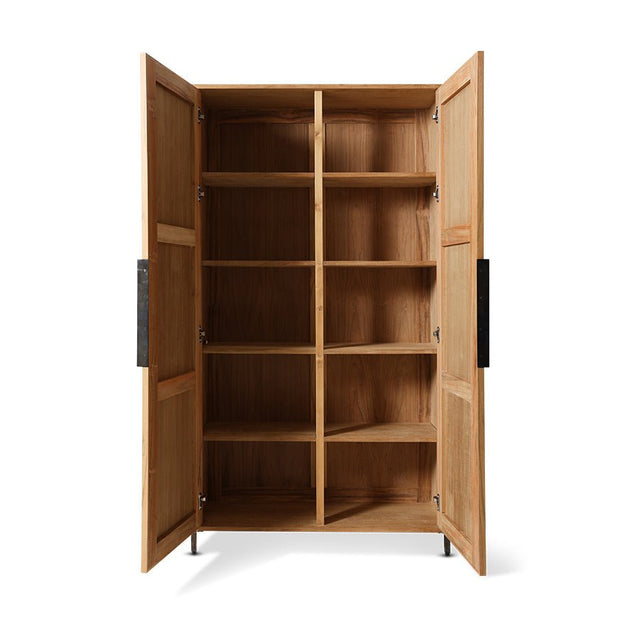 Design Schrank Pioneer aus Rattan - HK Living - DesignWe.Love