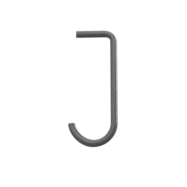 String J-Haken 5er Set Dunkelgrau – Garderobenhaken für das String Regal