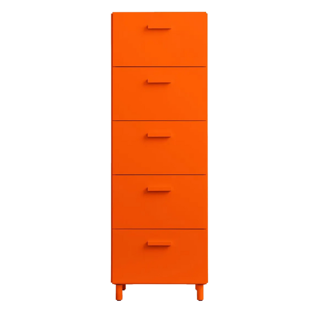 String Relief Kommode hoch Orange – Designer Kommode von TAF Studio