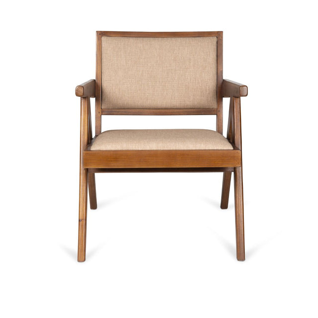 Easy Lounge Chair gepolstert, dunkelbraun - Detjer - DesignWe.Love