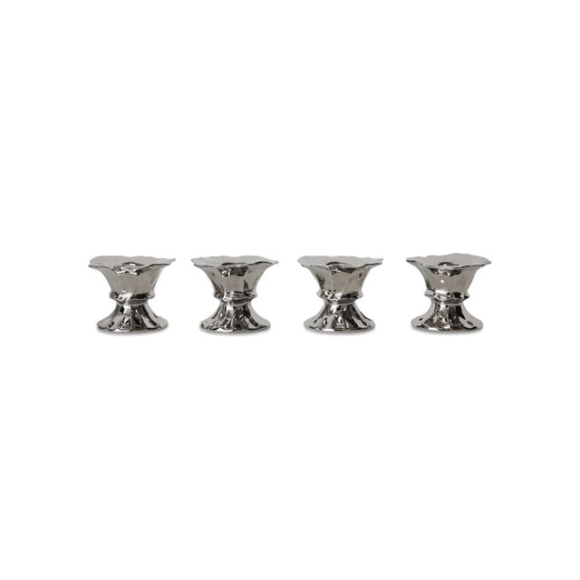 Eierbecher 4er - Set Chrome Egg Cups New Classics - HK Living - DesignWe.Love