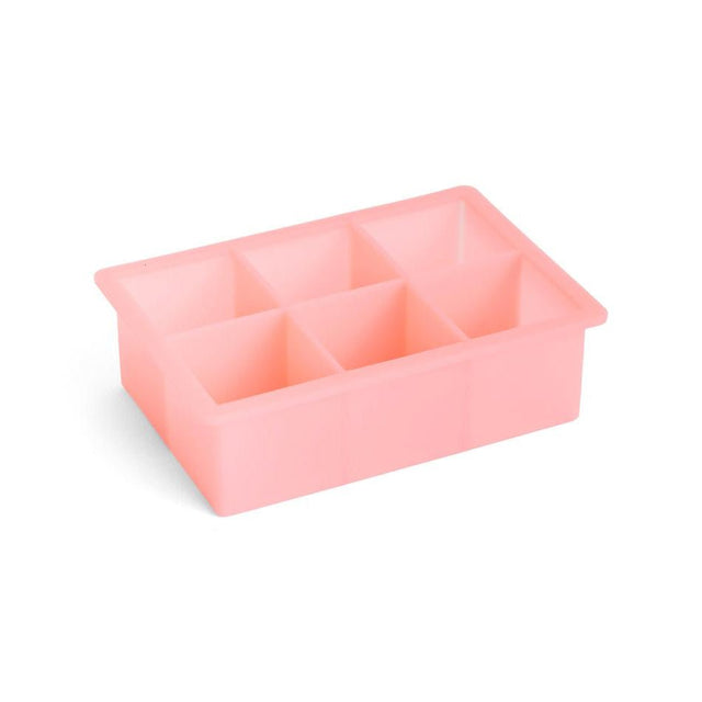 Eiswürfelform Silikon XXL Pink - HAY - DesignWe.Love