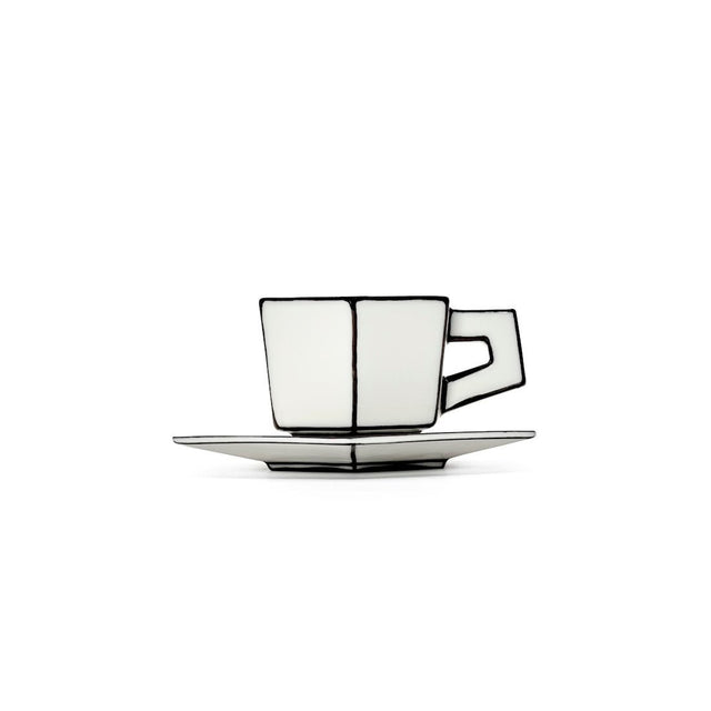Espressotasse mit Untersetzer Carte Blanche - Serax - DesignWe.Love