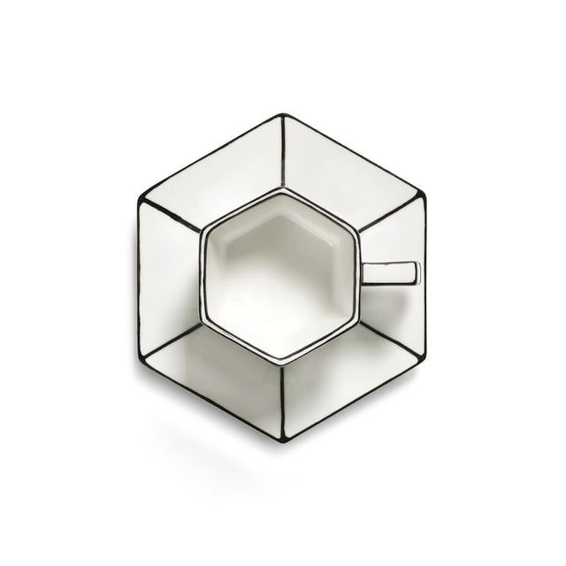 Espressotasse mit Untersetzer Carte Blanche - Serax - DesignWe.Love