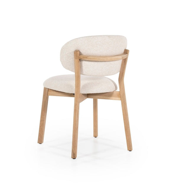 Esszimmerstuehle 4er Set Mikky Beige Polster - Eleonora - DesignWe.Love