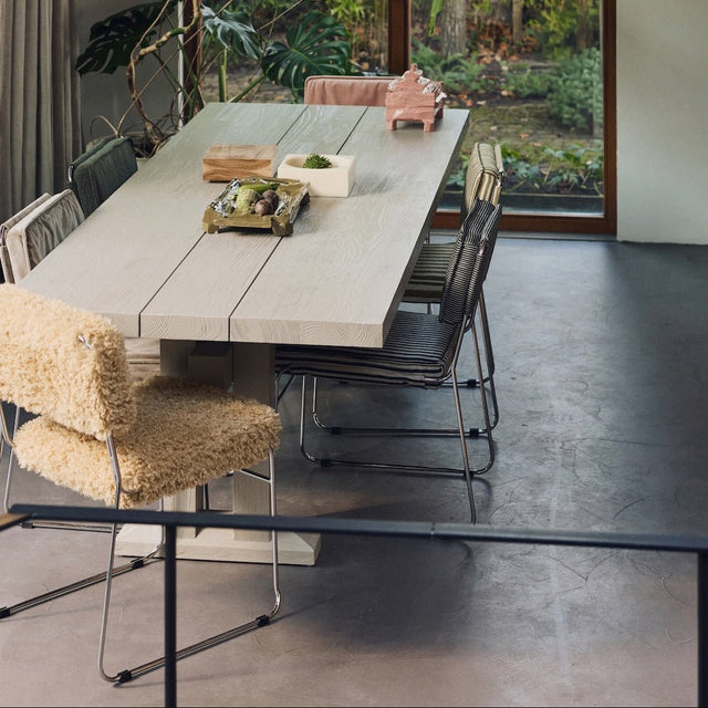 Esszimmerstuhl Endless Dining Chair poodle/golden - HK Living - DesignWe.Love