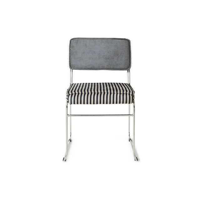 Esszimmerstuhl Endless Dining Chair stripe/monochrome - HK Living - DesignWe.Love