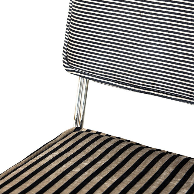 Esszimmerstuhl Endless Dining Chair stripe/monochrome - HK Living - DesignWe.Love