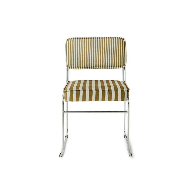 Esszimmerstuhl Endless Dining Chair stripe/sunflower - HK Living - DesignWe.Love