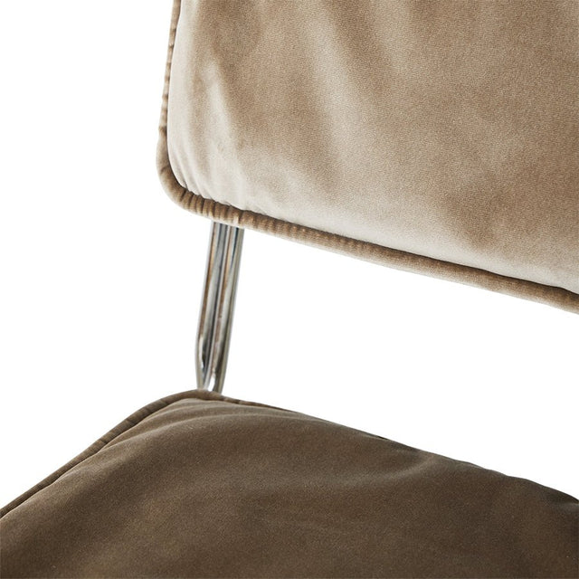 Esszimmerstuhl Endless Dining Chair velvet/dirty chai - HK Living - DesignWe.Love