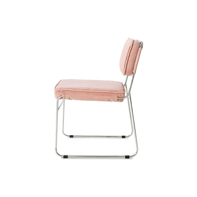 Esszimmerstuhl Endless Dining Chair velvet/lychee pink - HK Living - DesignWe.Love