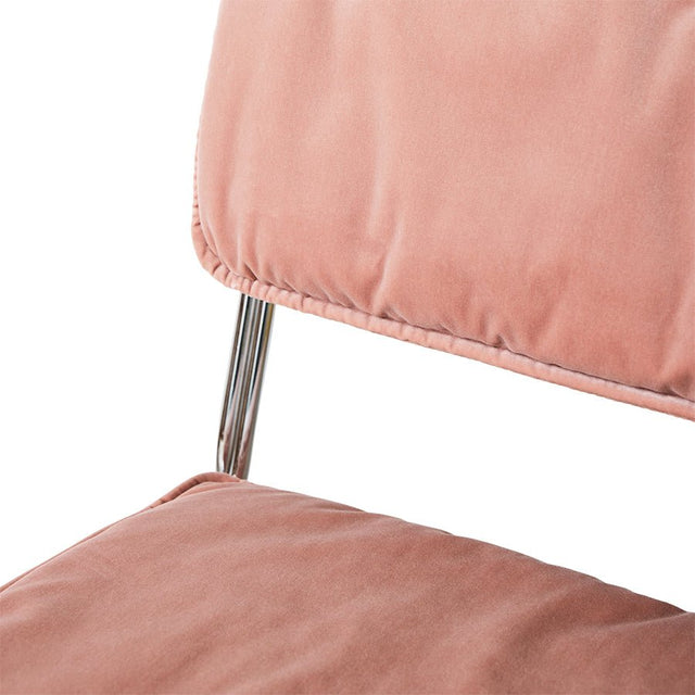 Esszimmerstuhl Endless Dining Chair velvet/lychee pink - HK Living - DesignWe.Love